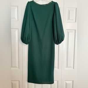 Shein Dress in dark green size large (8/10)